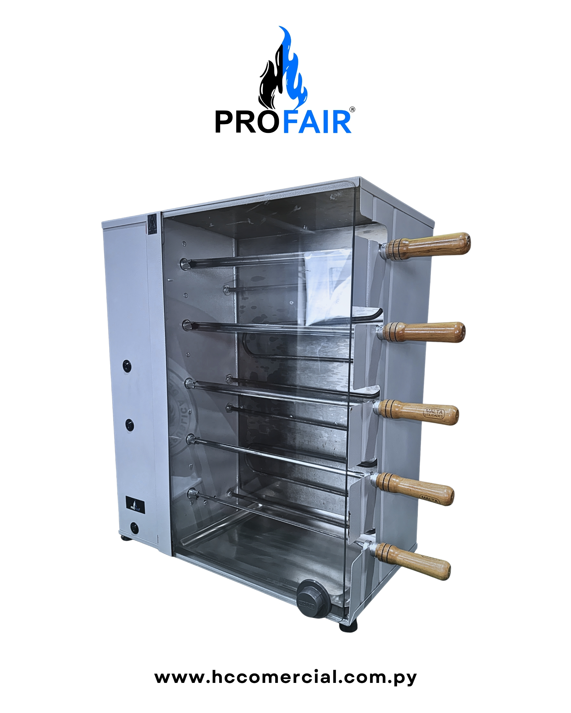 ASADOR ROTATIVO ELECTR MALTA 5 ESP